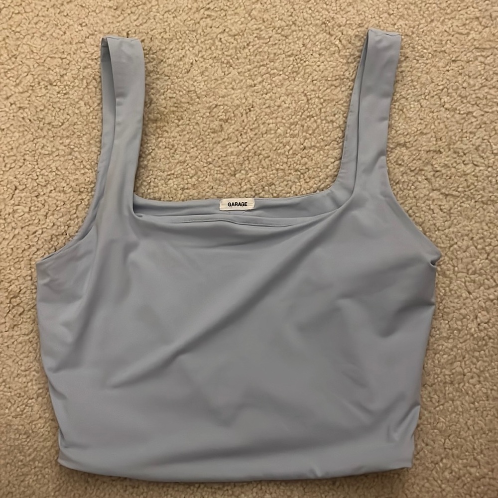 Light blue tank top